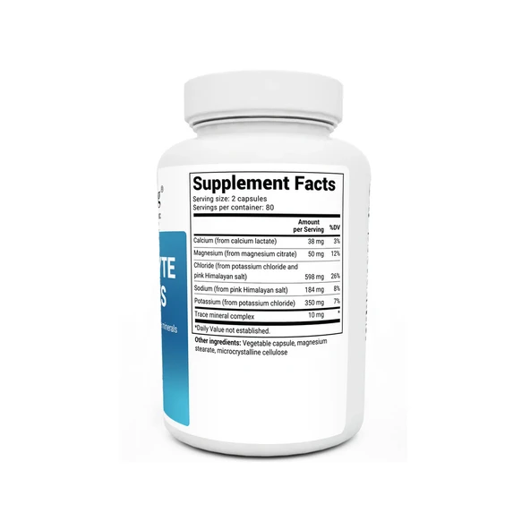 DR.BERG Electrolyte 160 Vegetable Capsules - Resim 3