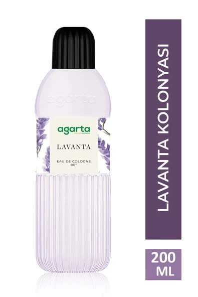 Agarta Pet Şişe 80 Derece Lavanta Kolonyası 200 ml ürün görseli 1