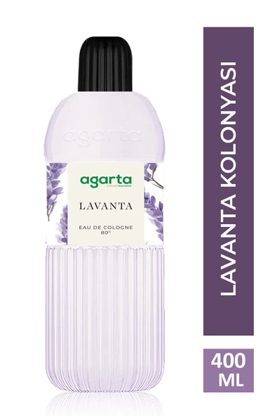 Agarta Pet Şişe 80 Derece Lavanta Kolonyası 400 Ml ürün görseli 1