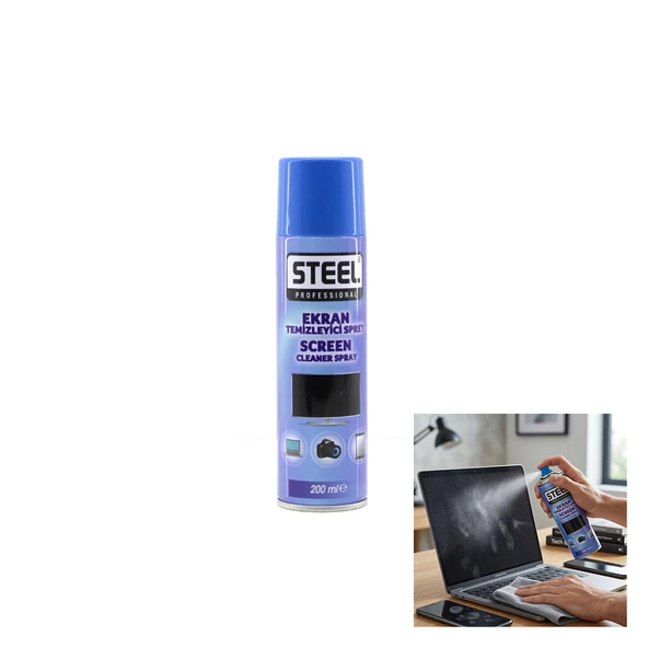 EKRAN TEMİZLEYİCİ SPREY 200ML (5250) ürün görseli 1