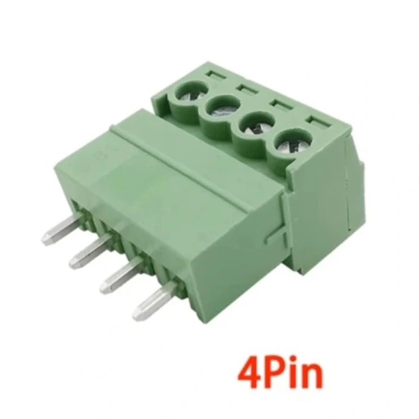 4 Pin 3.81mm Geçmeli 90C Takım Klemens ürün görseli 1