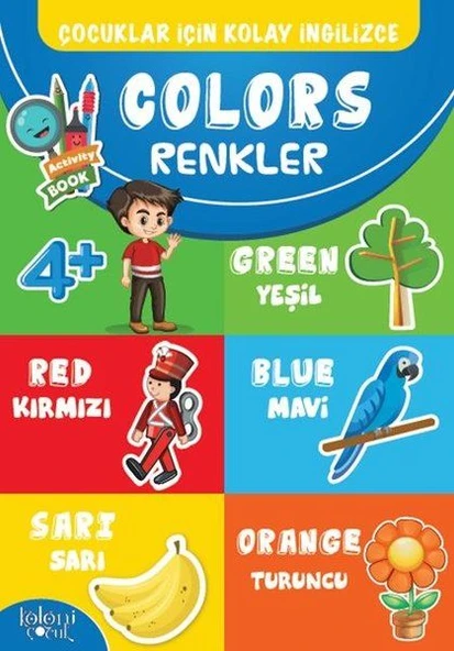 Çocuklar İçin Kolay İngilizce - Colors Renkler ürün görseli 1