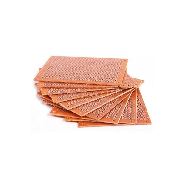 5x10 Delikli Bakır Plaket 50x100mm ürün görseli 1