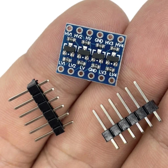 4 Kanal Lojik Gerilim Seviye Dönüştürücü 3.3V-5V ürün görseli 1