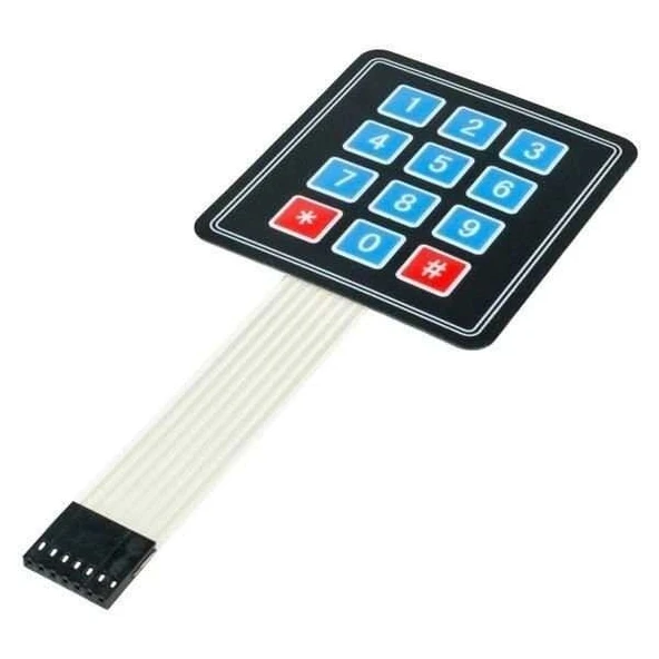 3X4 Membran Tuş Takımı - Keypad - Resim 2