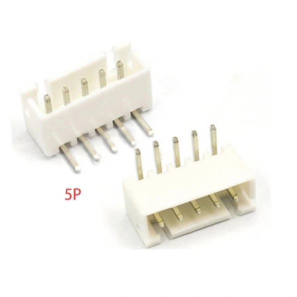 5 Pin JST-XH 2.54 Tunik Konnektör Erkek Eğik 90° ürün görseli 1