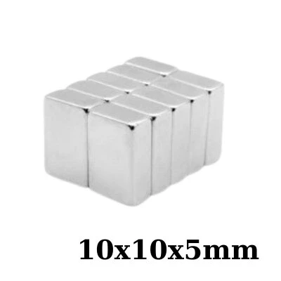 10x10x5mm Neodyum Güçlü Mıknatıs - Neodim Magnet ürün görseli 1