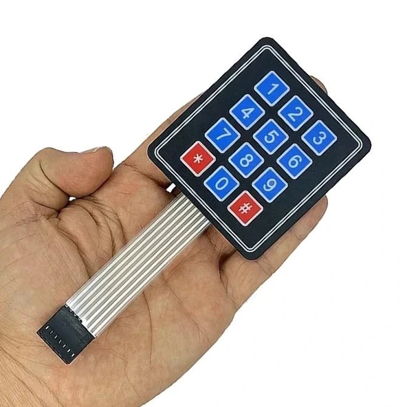 3x4 Membran Tus Takımı - Arduino Keypad ürün görseli 1