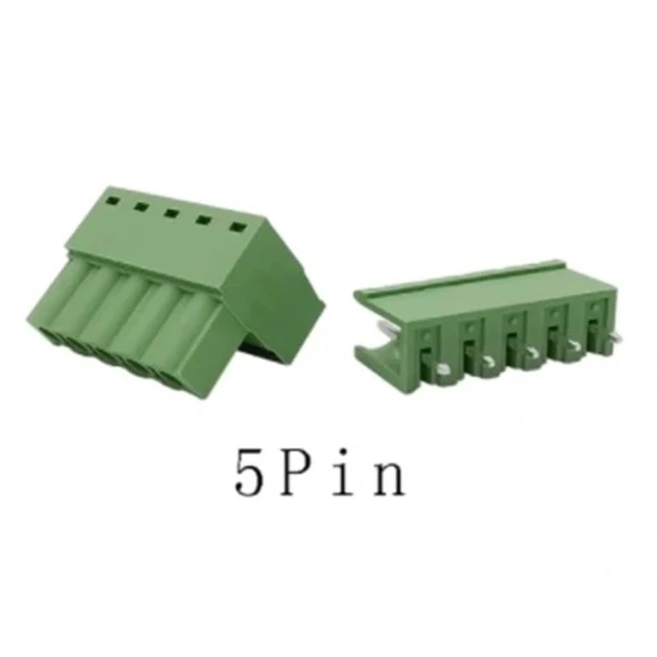 5 Pin 5.08mm Geçmeli 180C Takım Klemens ürün görseli 1
