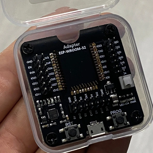 ESP-WROOM-32 Modül Adaptörü - Geliştirme Kartı Test Kiti ürün görseli 1