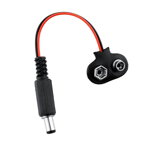 9V Jacklı Pil Soketi - T-Tip ürün görseli 1