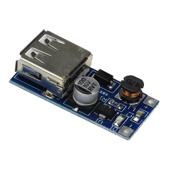 5V 600 mA Voltaj Yükseltici Step Up USB Powerbank Modülü ürün görseli 1