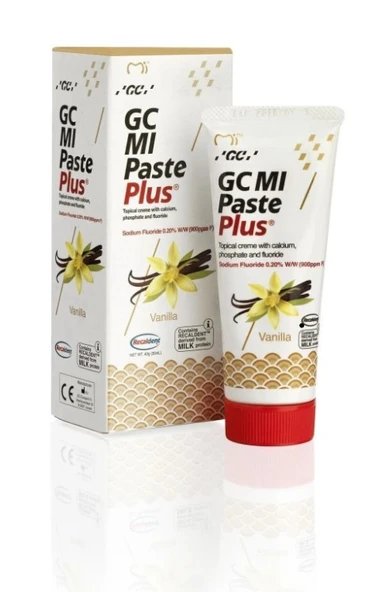 GC Mi Paste Plus Diş Minesi Koruyucu Vanilya 40 gr ürün görseli 1