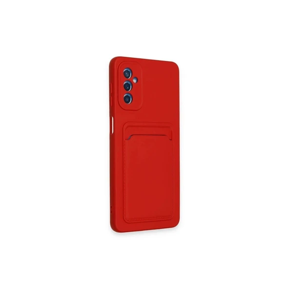 Galaxy A14 4g Kılıf Kelvin Kartvizitli  - Kırmızı ürün görseli 1