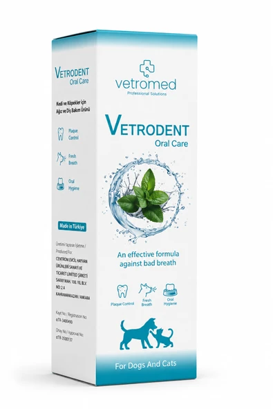 Vetrodent Oral Care Kedi ve Köpekler İçin Ağız ve Diş Bakım Solüsyonu 250 ml ürün görseli 1
