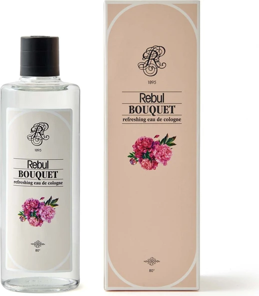 Bouquet 250 ml Cam Şişe Kolonya, Ferahlatıcı Koku ile Temizlik ve Tazelik Sunar ürün görseli 1
