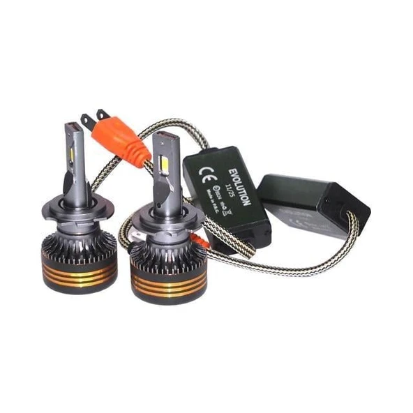 Evolution Mercedes CLK C208 Kısa Far H7 Beyaz Led Xenon 22000 Lümen ürün görseli 1