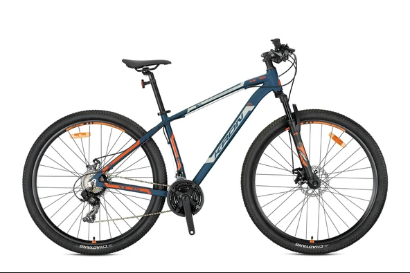 KRON XC 75 29 JANT MTB - 15' - 21 Vites - M.Disc - Mat Koyu Lacivert/Bej-Neon Turuncu ürün görseli 1