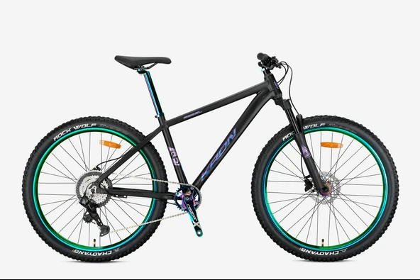 KRON REBEL 26 JANT MTB 15' 8 VİTES H.DİSC SİYAH/RAİNBOW ürün görseli 1