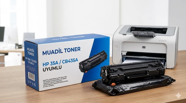 HP CB435A - 35A  HP P1005 Muadil Toner ürün görseli 1