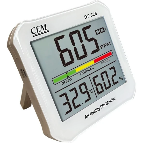 Cem DT-326 Hava Kalitesi ve Karbondioksit Ölçer ürün görseli 1