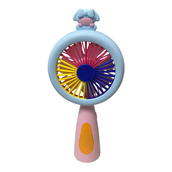 19 cm Işıklı Şarjlı 2 Kademe El Fanı 5932 ürün görseli 1