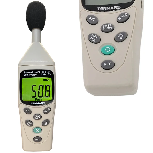 Tenmars TM-103 Profesyonel Ses Desibel Ölçer Datalogger Özellikli ürün görseli 1