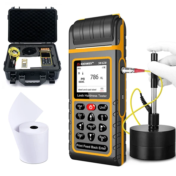 Sndway SW-6230 Entegre Yazıcılı Taşınabilir Leeb Sertlik Ölçer ürün görseli 1