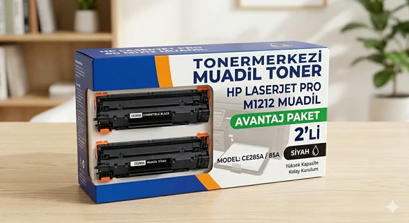 HP Laserjet Pro M1212 Muadil Toner 2'li Avantaj Paket ürün görseli 1