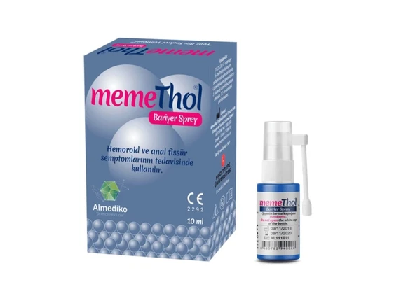 Memethol Hemoroid Bariyer Sprey 10 ml - Resim 2