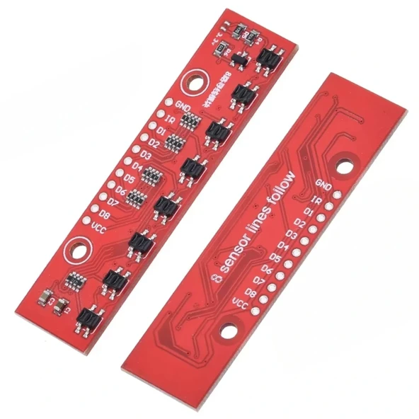 QTR-8A 8’li Kızılötesi Sensör Modülü - Resim 4