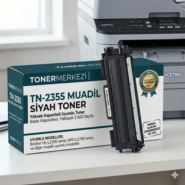 Brother MFC-L2700DN Muadil Toner - 2600 Sayfalık ürün görseli 1