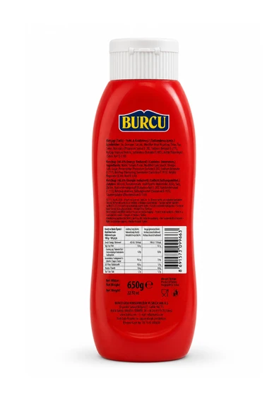 Burcu Ketçap Tatlı Büfe Tipi 650 gr x 3 Adet - Resim 3