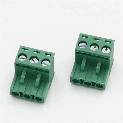 3 Pin 5.08mm Dişi Geçmeli Yeşil Klemens ürün görseli 1