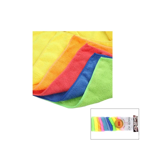 14PCS MİKROFİBER TEMİZLİK BEZİ 30X30CM (5224) ürün görseli 1