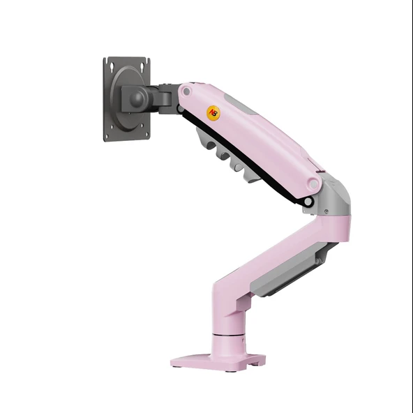 Monitör Standı North Bayou Nb F80 (2026 Yeni Model) Amortisörlü Tekli Monitör Standı Pembe Pink (17-30 Inç)-(2-9 Kg) ürün görseli 1