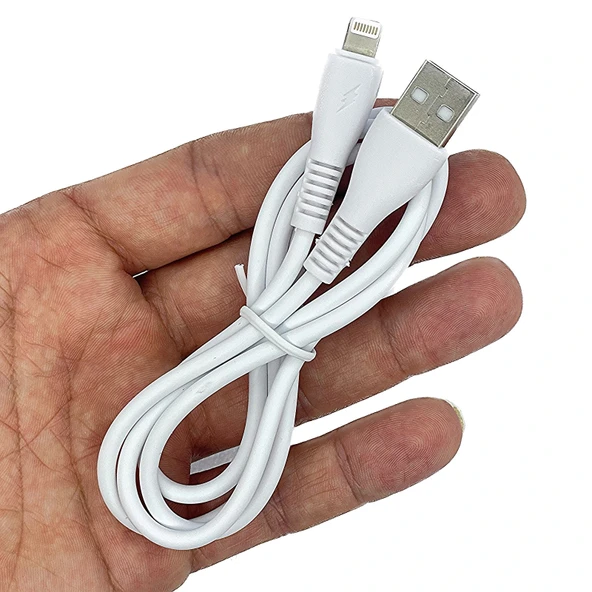 2.4A Iphone Uyumlu Lightning Şarj ve Data Kablosu 1m DC-104 - Resim 3
