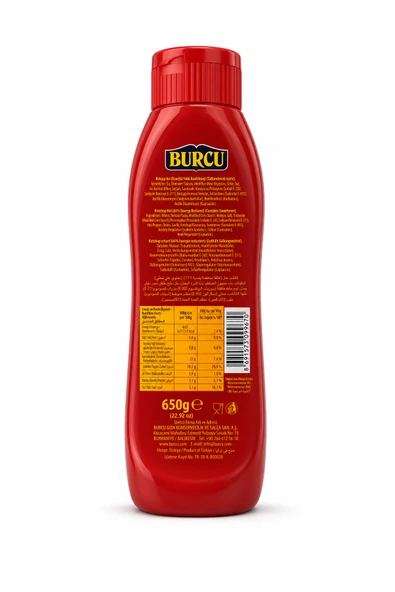 Burcu Ketçap Acı Büfe Tipi 650 gr - Resim 2