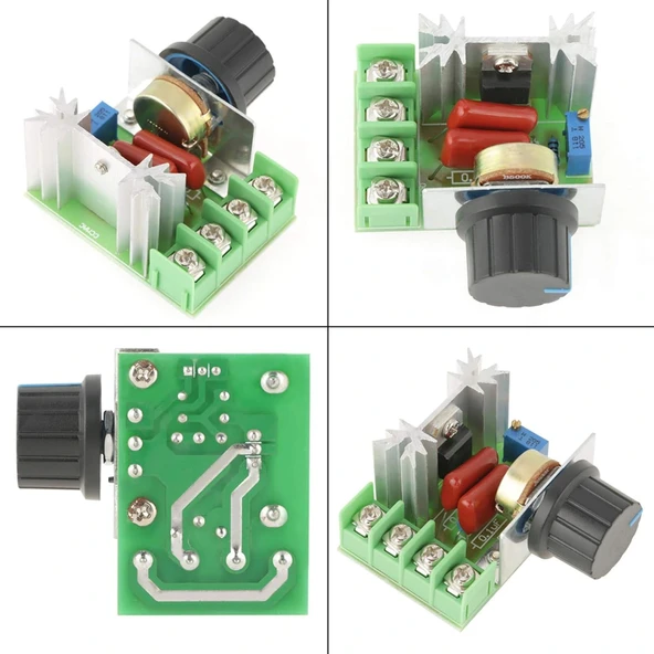 2000W Dimmer Hız Kontrol Kartı - Resim 9