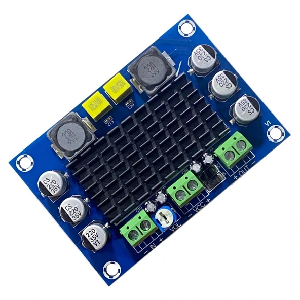 XH-M542 TPA3116D2 100W Mono Kanal Dijital Amfi Devresi 12-26V ürün görseli 1