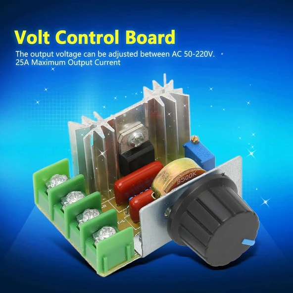 2000W Dimmer Hız Kontrol Kartı - Resim 8