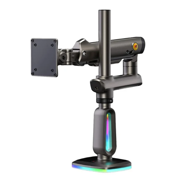North Bayou G80 F7-Gaming, 2-20 kg Uyumlu, 27INCH-60INCH Aralığında Büyük Ekranlar Için Rgb Aydınlatmalı Profesyonel Ergonomik Oyuncu Monitör Standı ve Iş Monitör Standı ürün görseli 1