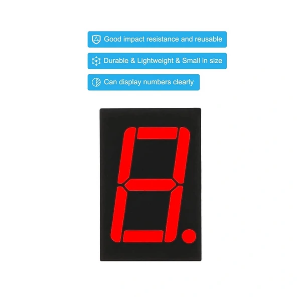 14 mm 7 Segment Display Ortak Anot 1 Digit - Resim 3