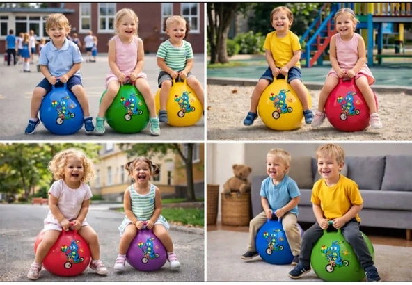 Oyun Topu Zıp Zıp Zıplama Topu 45 Cm - Resim 2