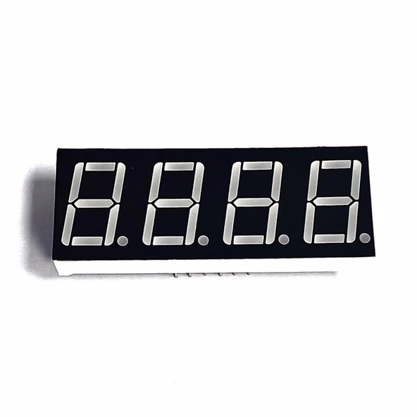 14mm 4 lü 7 Segment Display Kırmızı Ortak Katot - Resim 3