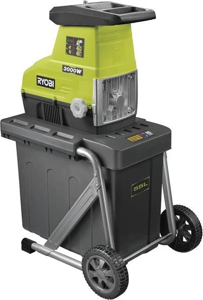 Ryobi RSH3045U Elektrikli Sessiz Yaprak ve Dal Öğütme Makinesi 3000W - 5133004335 ürün görseli 1