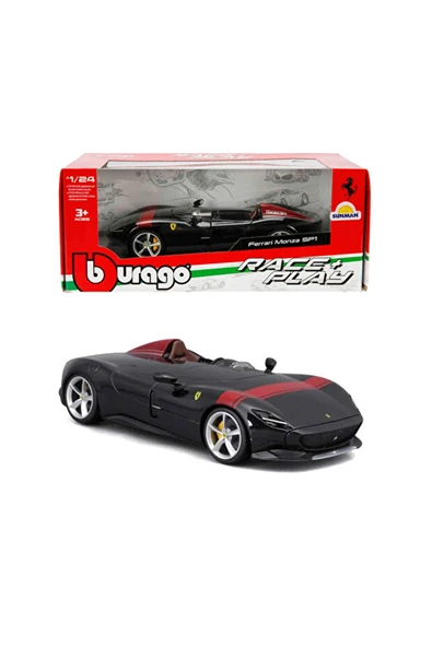 Bburago Ferrari Monza Sp1 Siyah 1/24 Model Araba ürün görseli 1
