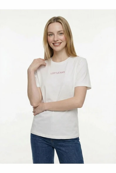 Loft Kadın T-shirt LF2042208 - Resim 4