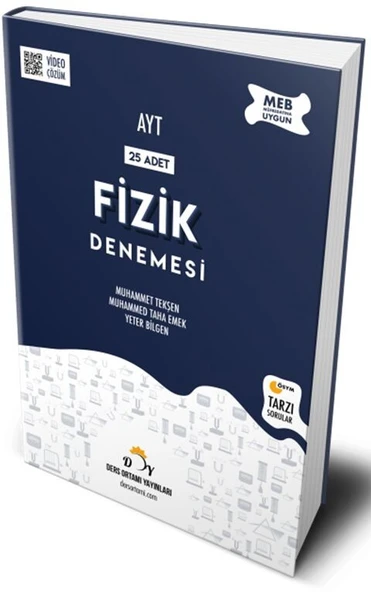 AYT 25 li Fizik Denemesi Ders Ortamı Yayınları ürün görseli 1