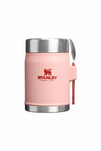 Stanley Classic Legendary Kaşıklı Yemek Termosu | 0.4L / 14Oz Pembe 10-11353-0111 ürün görseli 1